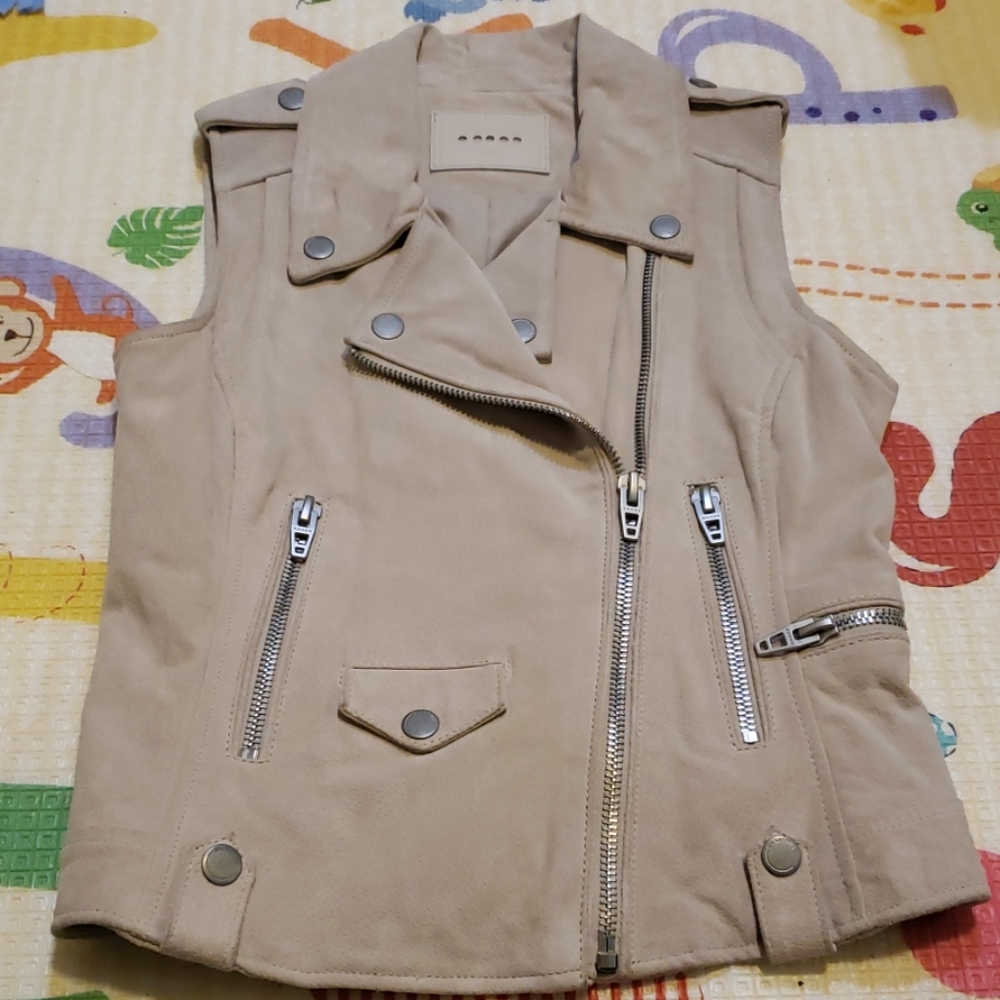 Blank NYC leather vest